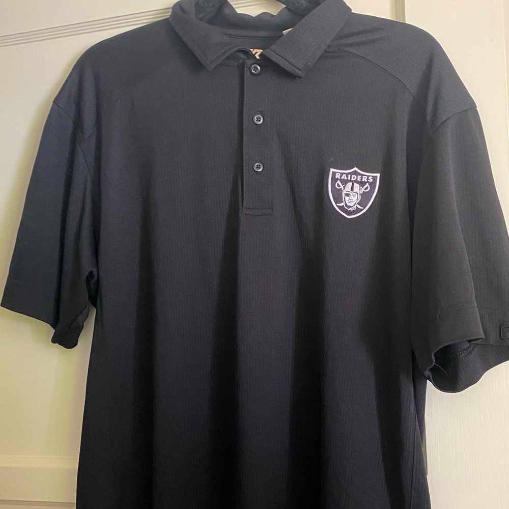 Raiders Collared Polo | Size Large